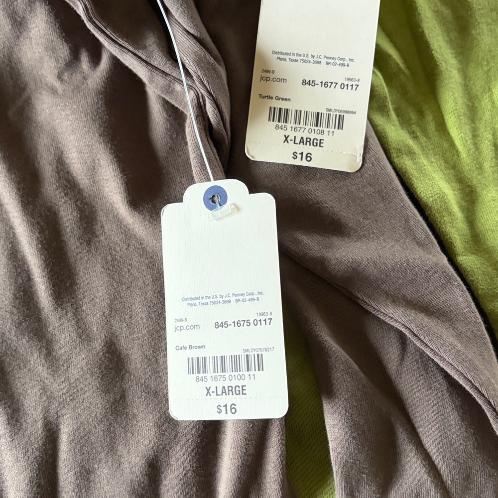 St. John's Bay Set of 2 Long Sleeve Tees - Picture 4 of 6